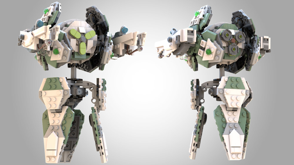 LEGO MOC Mech Arena Surge Mech moving automaton | Modular Weapons by I ...